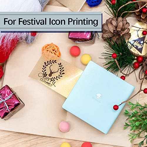 Phomemo M02/M03/M04S Transparent/Silver/Gold Glitter Sticker Paper(50mm X 3.5m) - TTpen