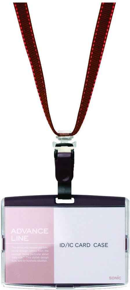 Sonic Name Card Holder Hanging Name Tag ID Badge Case AL-842