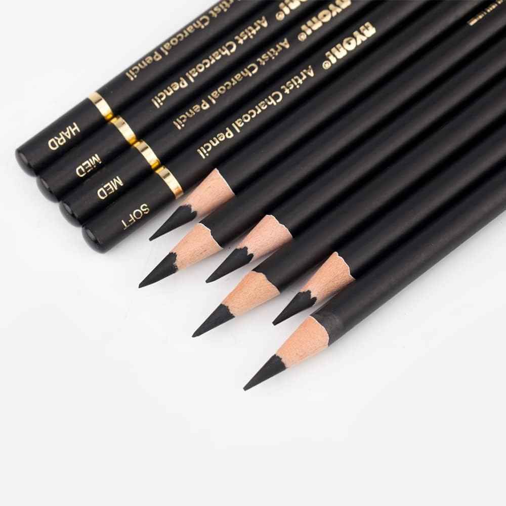 Nyoni Professional Charcoal Pencils Drawing 10 Pack - TTpen