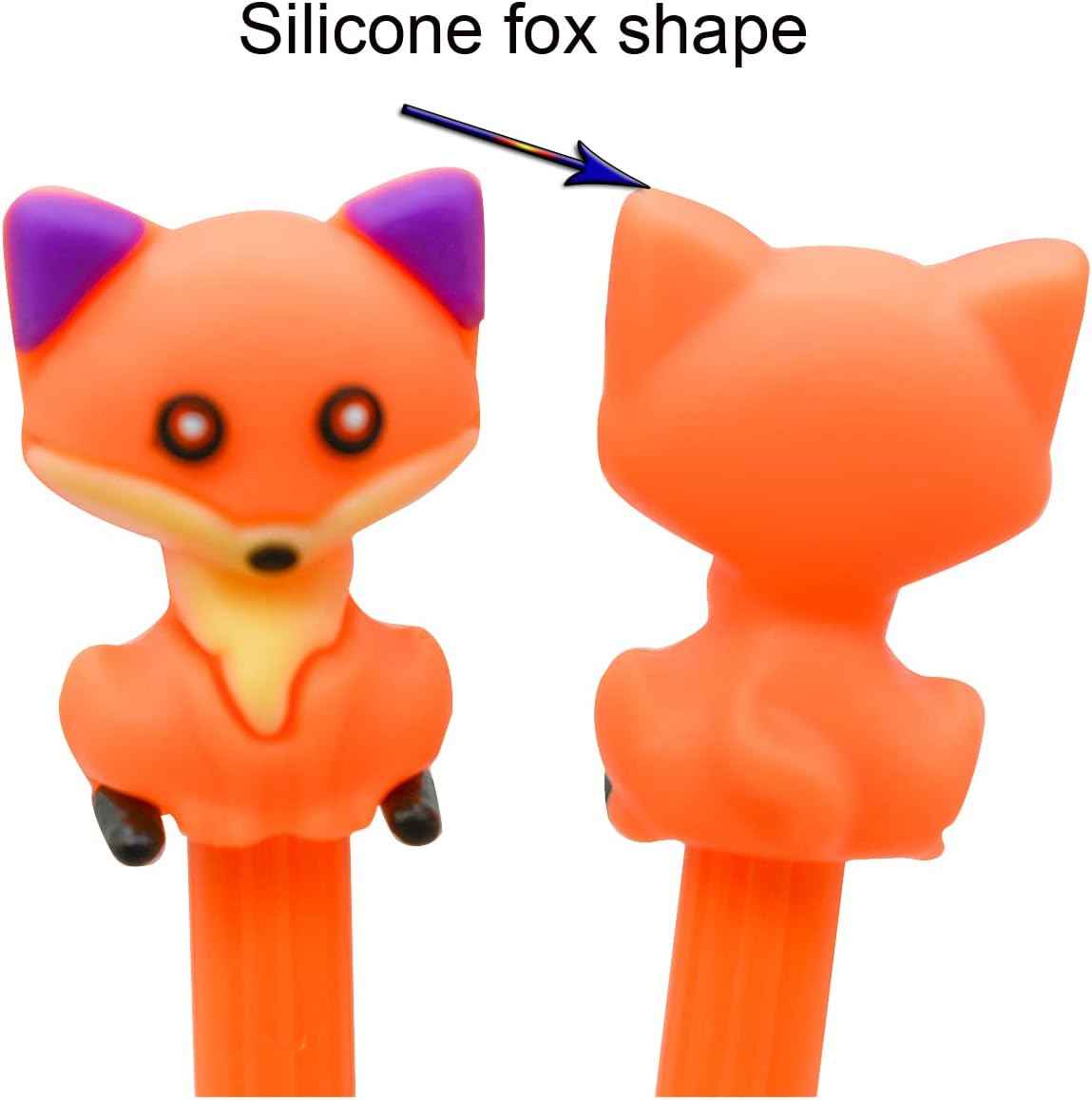 12PCS Kawaii Fox Animal Gel Pen 0.5mm Black Ink For Kids School - TTpen