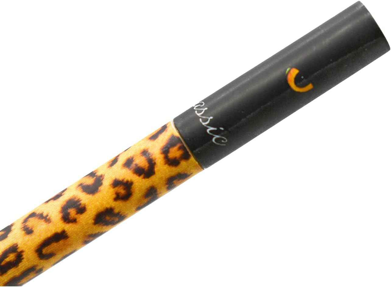 12PCS Leopard Print Giraffe Pattern Gel Pens Diamond Black Ink 0.38mm Extra Fine - TTpen