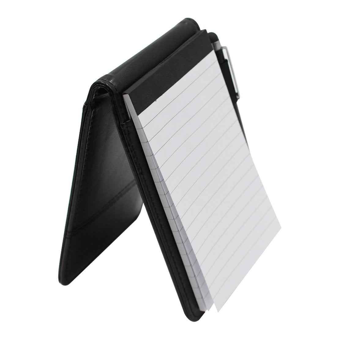 A7 Pocket PU Leather Mini Notepad with Calculator Ballpoint Pen Holder - TTpen