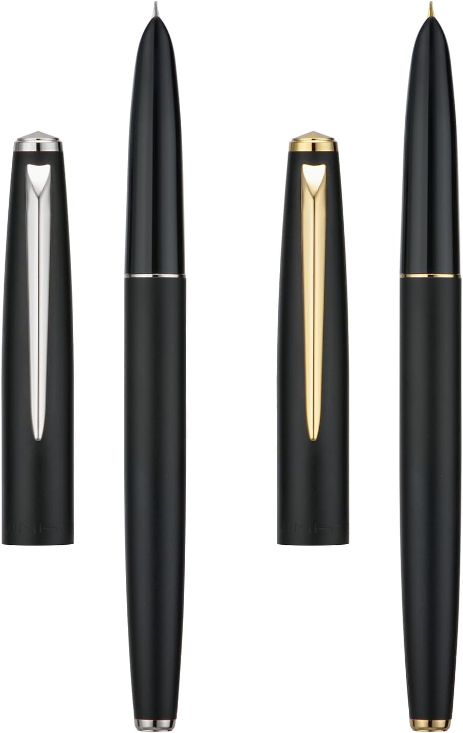 2PCS Jinhao 911 Fountain Pen Extra Fine Nib Matte Black