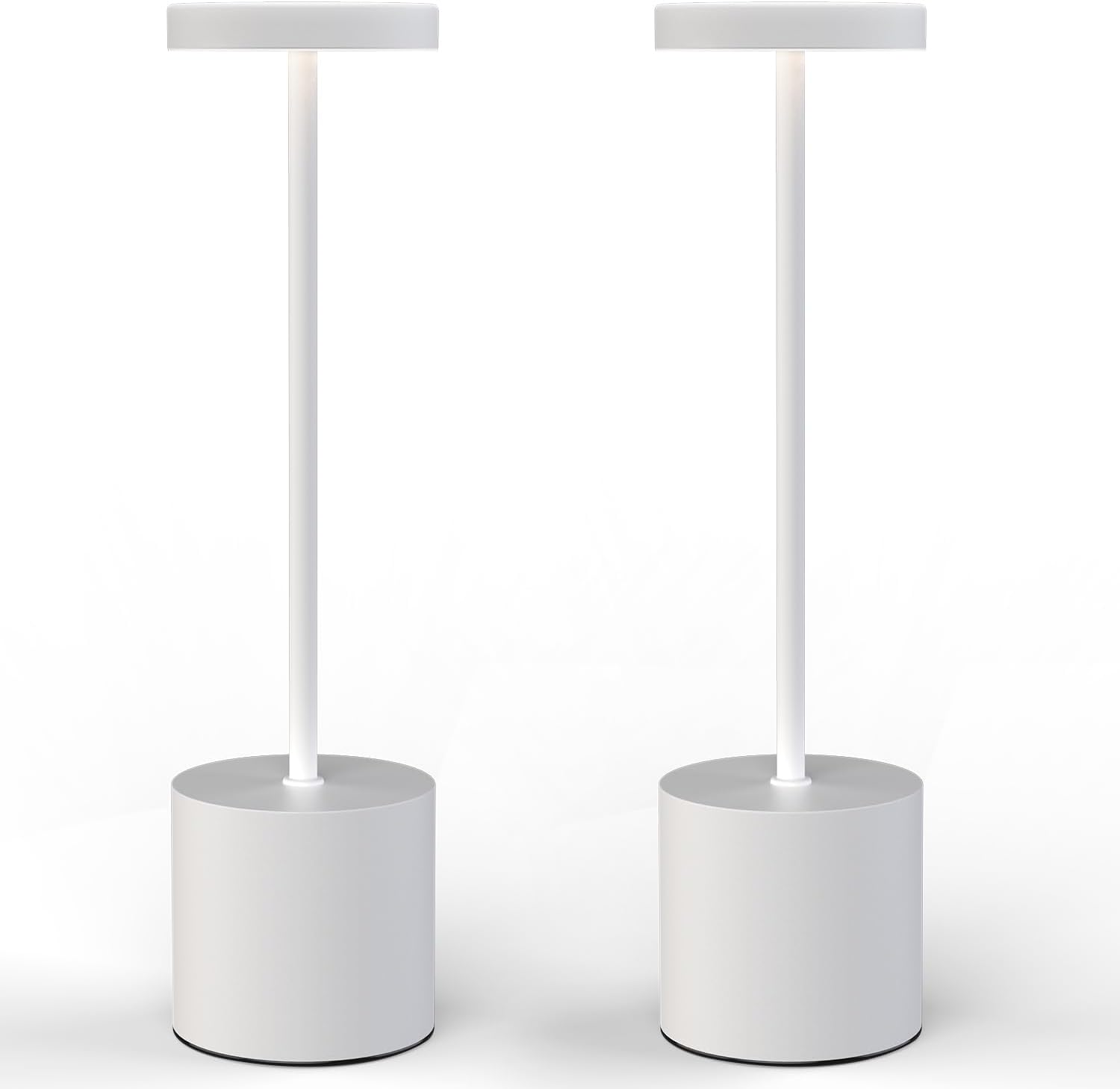 Cordless Portable LED Desk Table Lamp Rechargeable 2 Pack