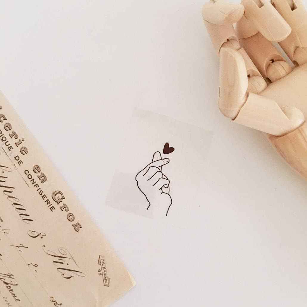 Phomemo Transparent Adhesive Thermal Sticker Paper 50mm for T02 M02 M04S Printer - TTpen