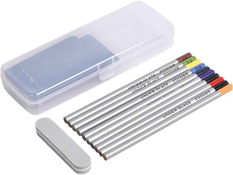 10 Color Underglaze Pencils,Glaze Tools for Pottery - TTpen