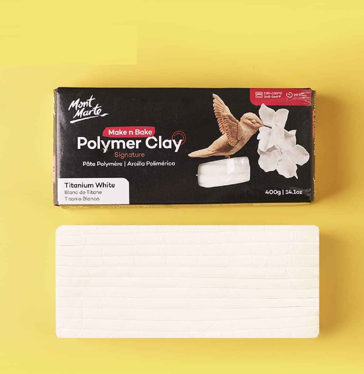Mont Marte Make n Bake Polymer Clay Signature 400g Block - TTpen