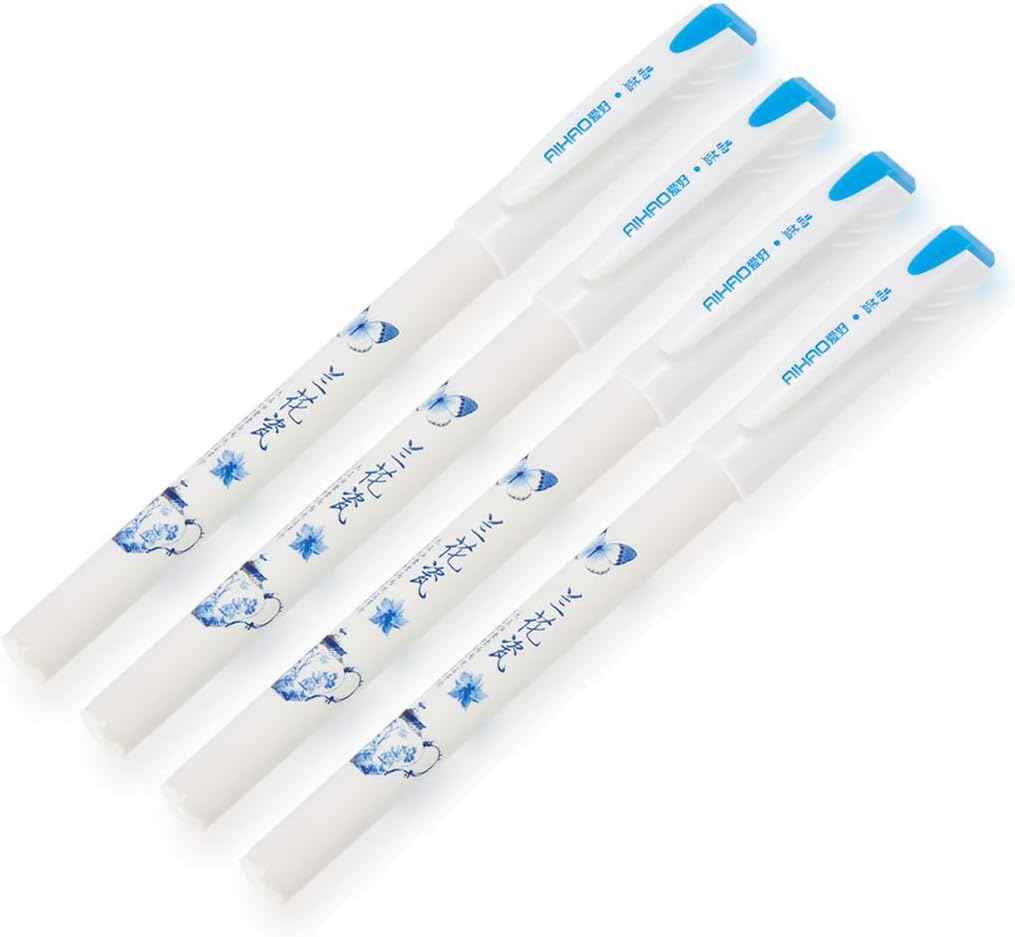 AIHAO Orchid Porcelain Pattern Gel Ink Pens 0.5mm Fine Point 12 pack - TTpen