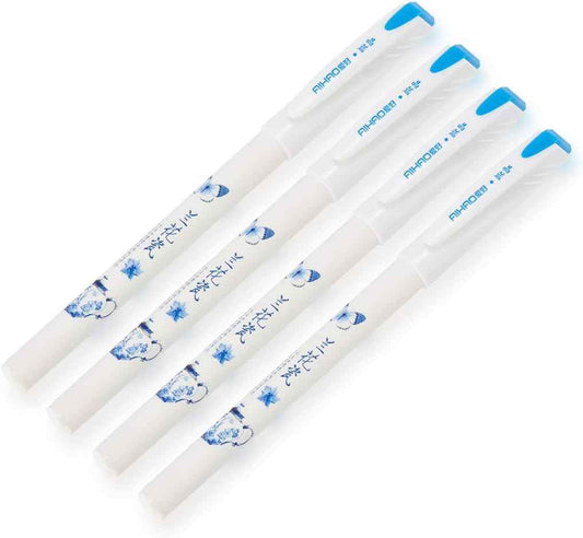 AIHAO Orchid Porcelain Pattern Gel Ink Pens 0.5mm Fine Point 12 pack - TTpen