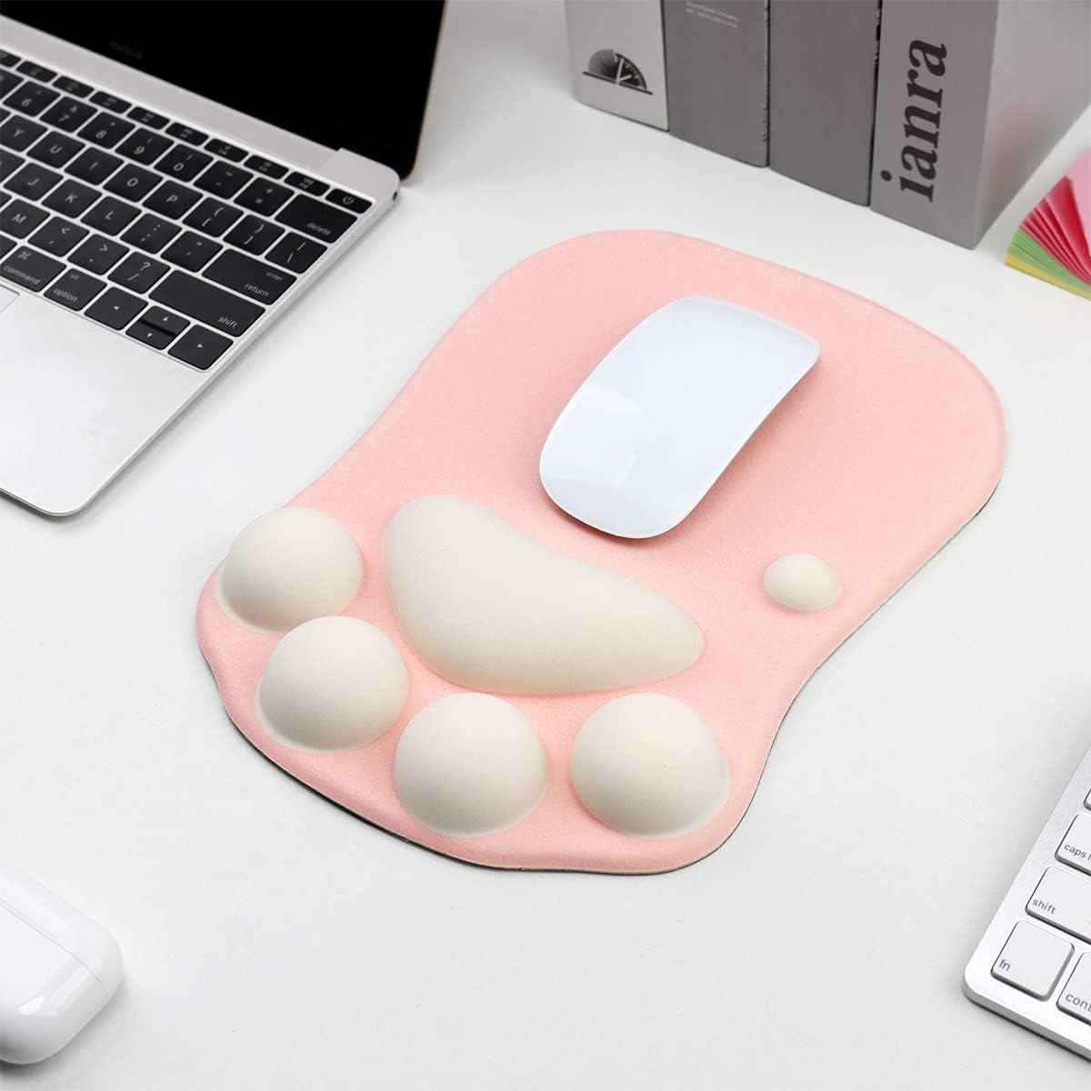 Cat Paw Mousepads Non-Slip Rubber Base Mousepad for Gaming PC Laptop - TTpen