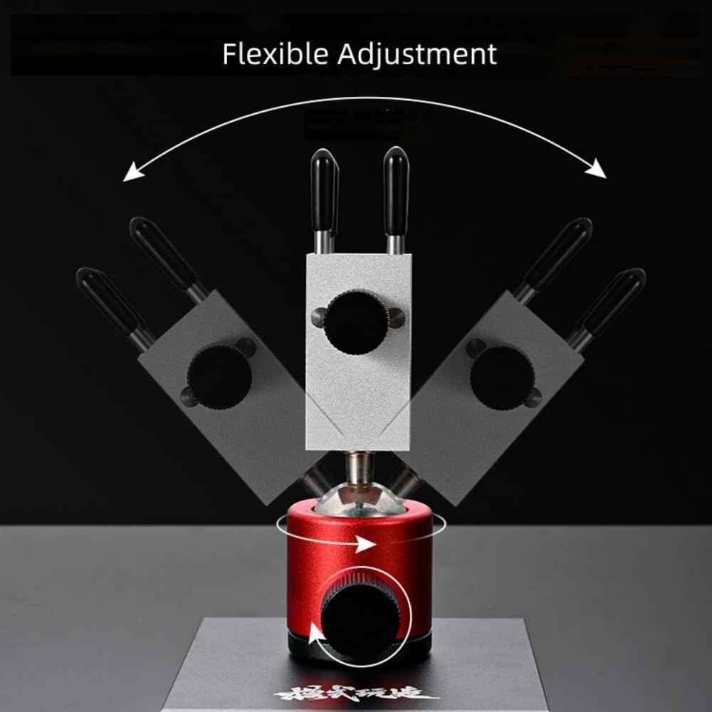 DSPIAE Tabletop Vise Mini Vice Spherical Rotating Metal Base for Hobbies