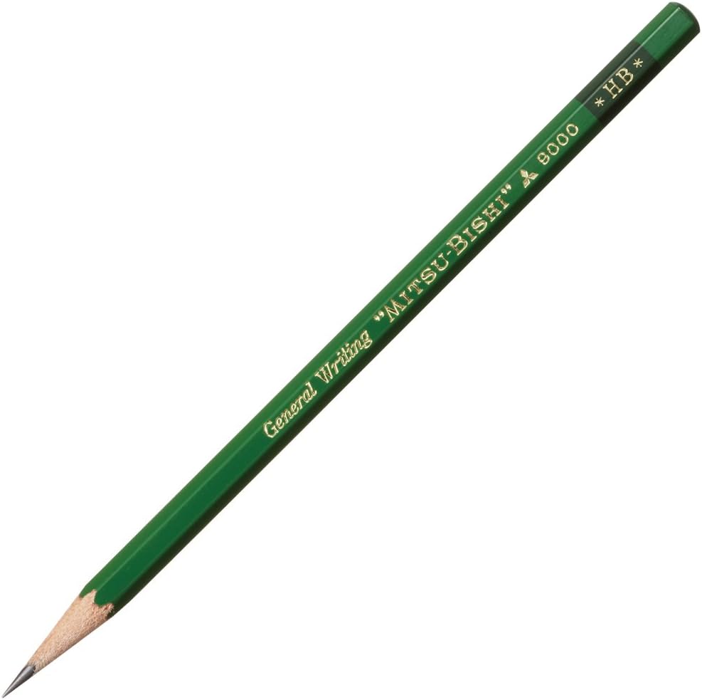 Mitsubishi 9000 HB Pencils,12 Pack