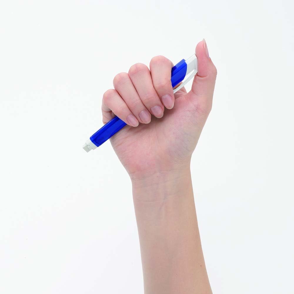 Pentel Ain Clic Knock Triangular Eraser with Clip Pen-Style 2 Pack
