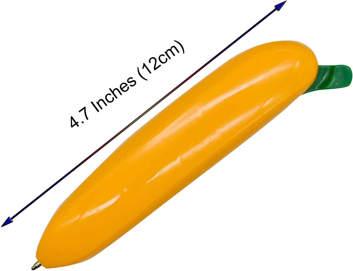 10PCS Novelty Banana Fruit Kids Ballpoint Pens 1.0mm Black Ink - TTpen