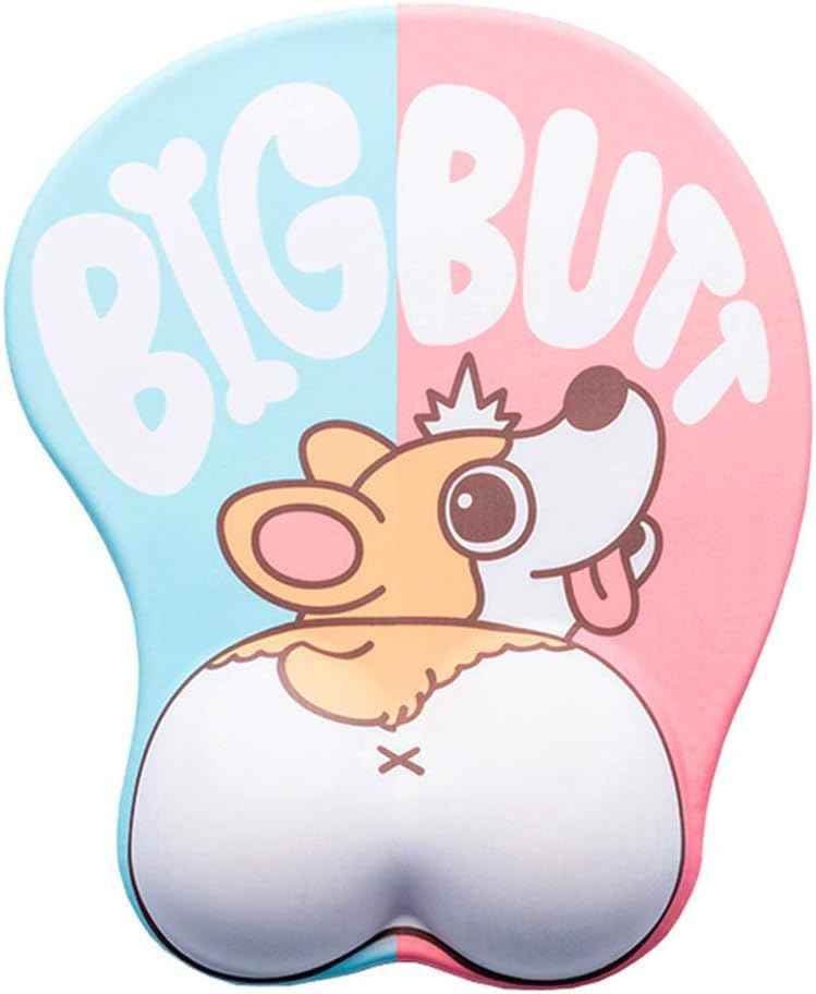 Cute Corgi Dog Butt Anime Mouse Pad with Wrist Support - TTpen