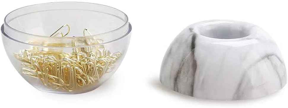 100pcs 28mm Paper Clips in Elegant Magnetic Clip Holder - TTpen