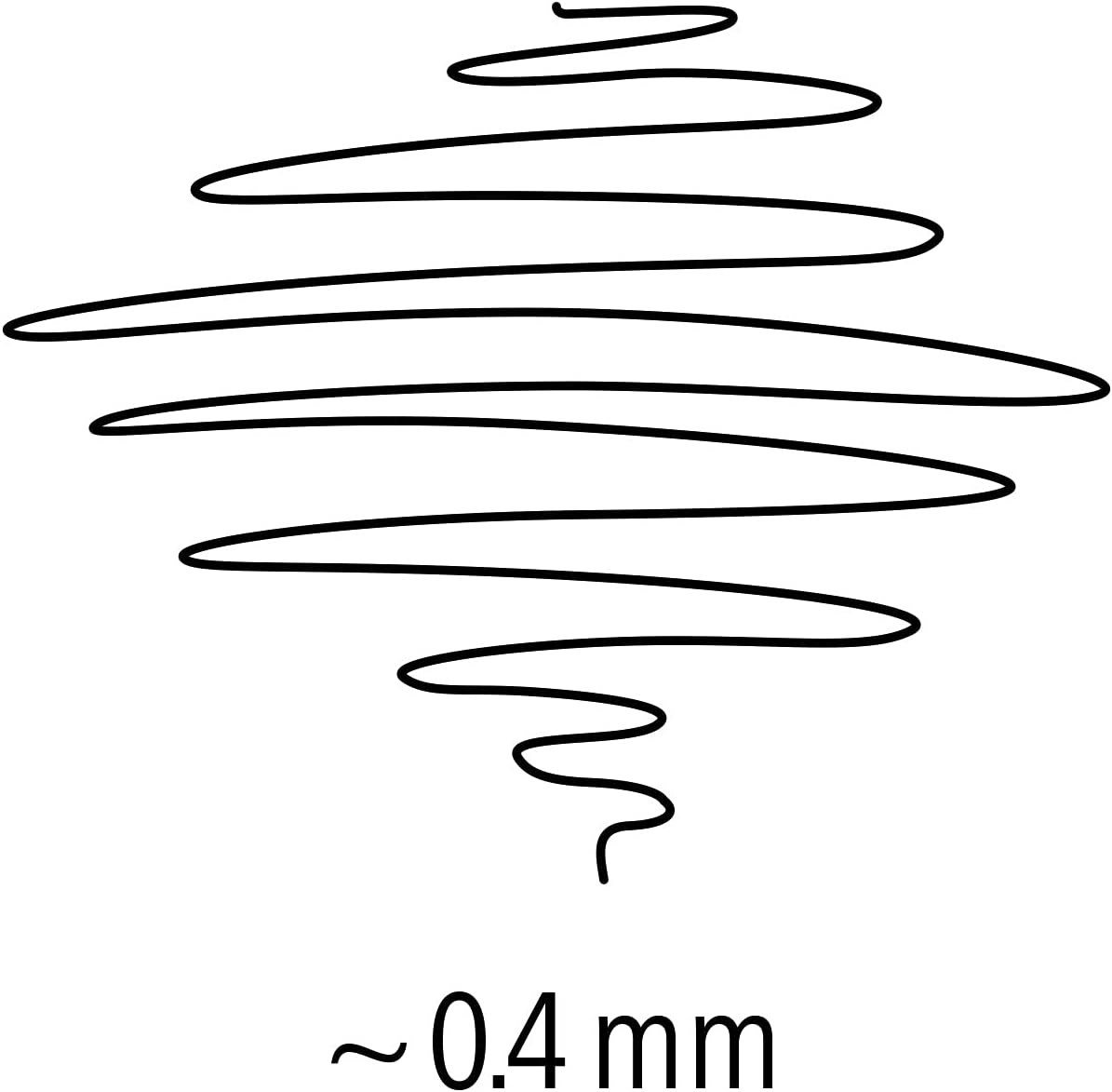 Staedtler Lumocolor 313S Permanent Markers SuperFine Tip 0.4mm,4 Pack