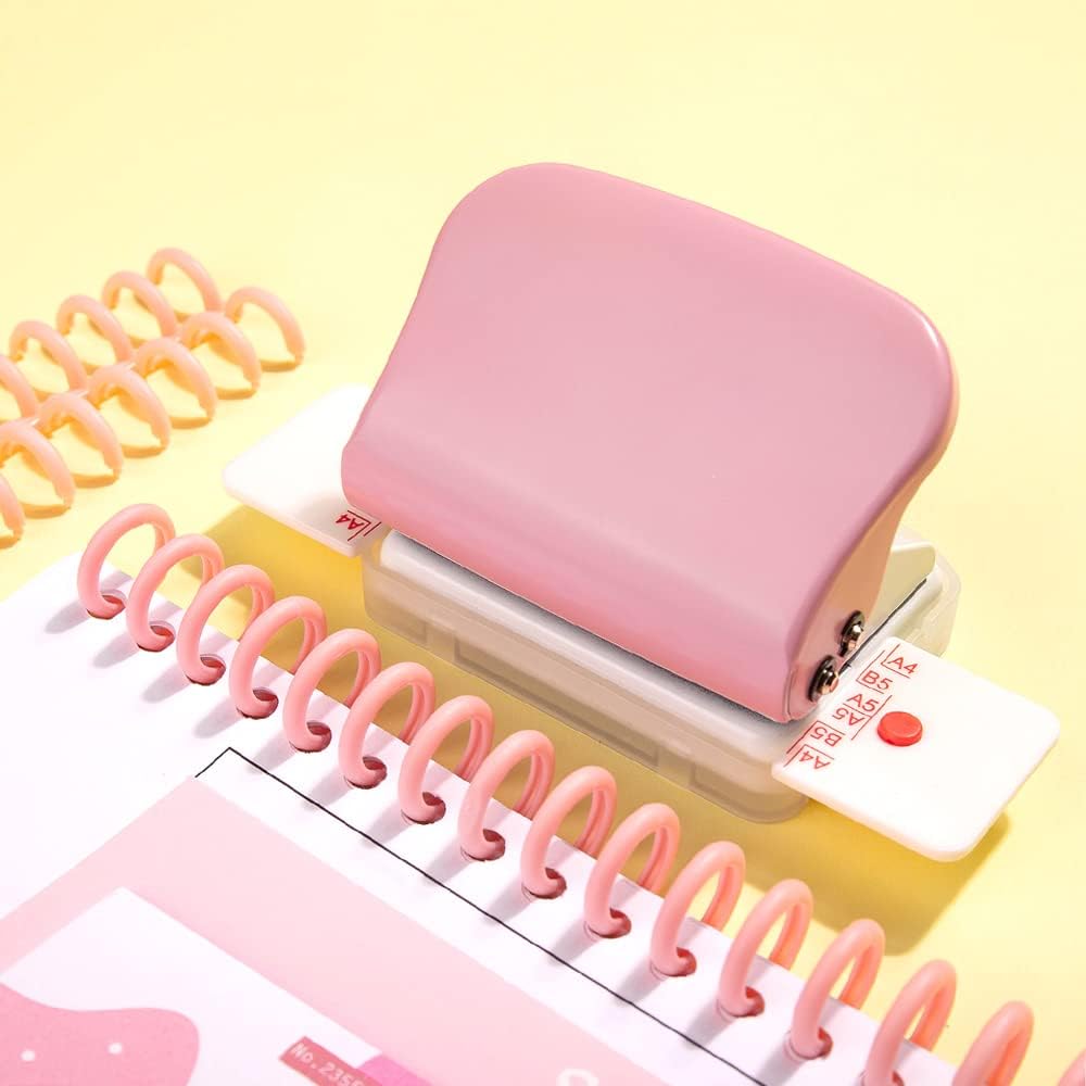 KW-trio 6-Hole Paper Punch Handheld for A4 A5 B5