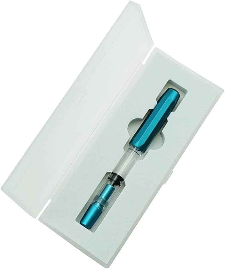 MAJOHN T1 Piston Fountain Pen,Aluminium Transparent,0.5mm Fine Nib - TTpen