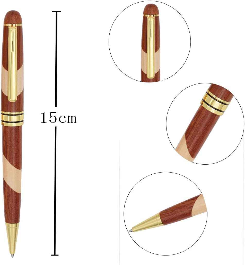 3 Pack Wooden Handcrafted Ballpoint Pens Set - TTpen