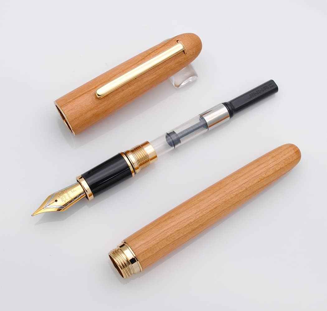 JINHAO 9036 Natural Wood Fountain Pen - TTpen