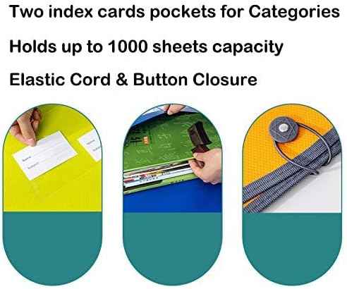 4 Colors Plastic Expanding File Wallet Document Organizer A4 Letter Size - TTpen