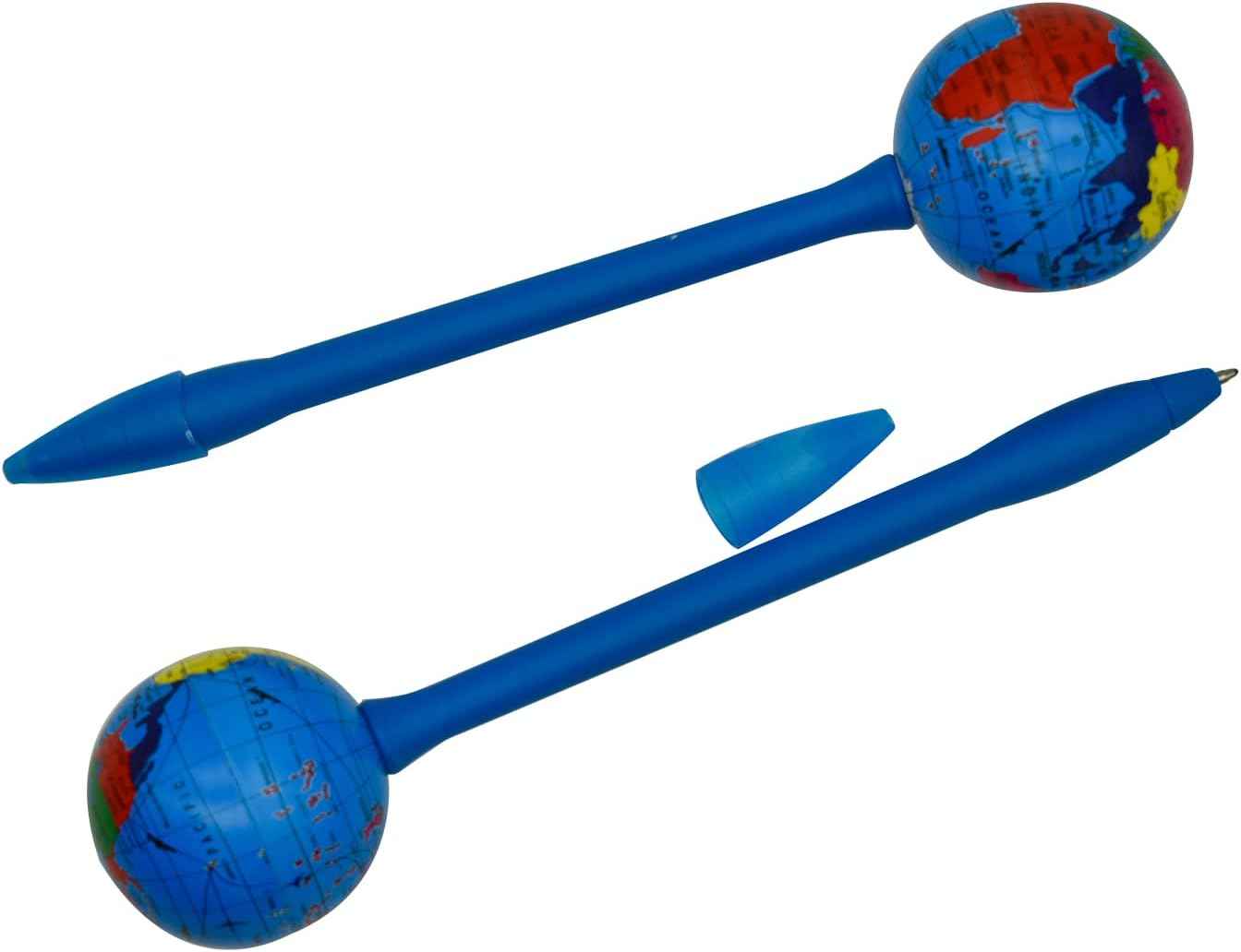 4PCS World Globe Earth Tellurion Ballpoint Pens 1.0MM Black Ink - TTpen