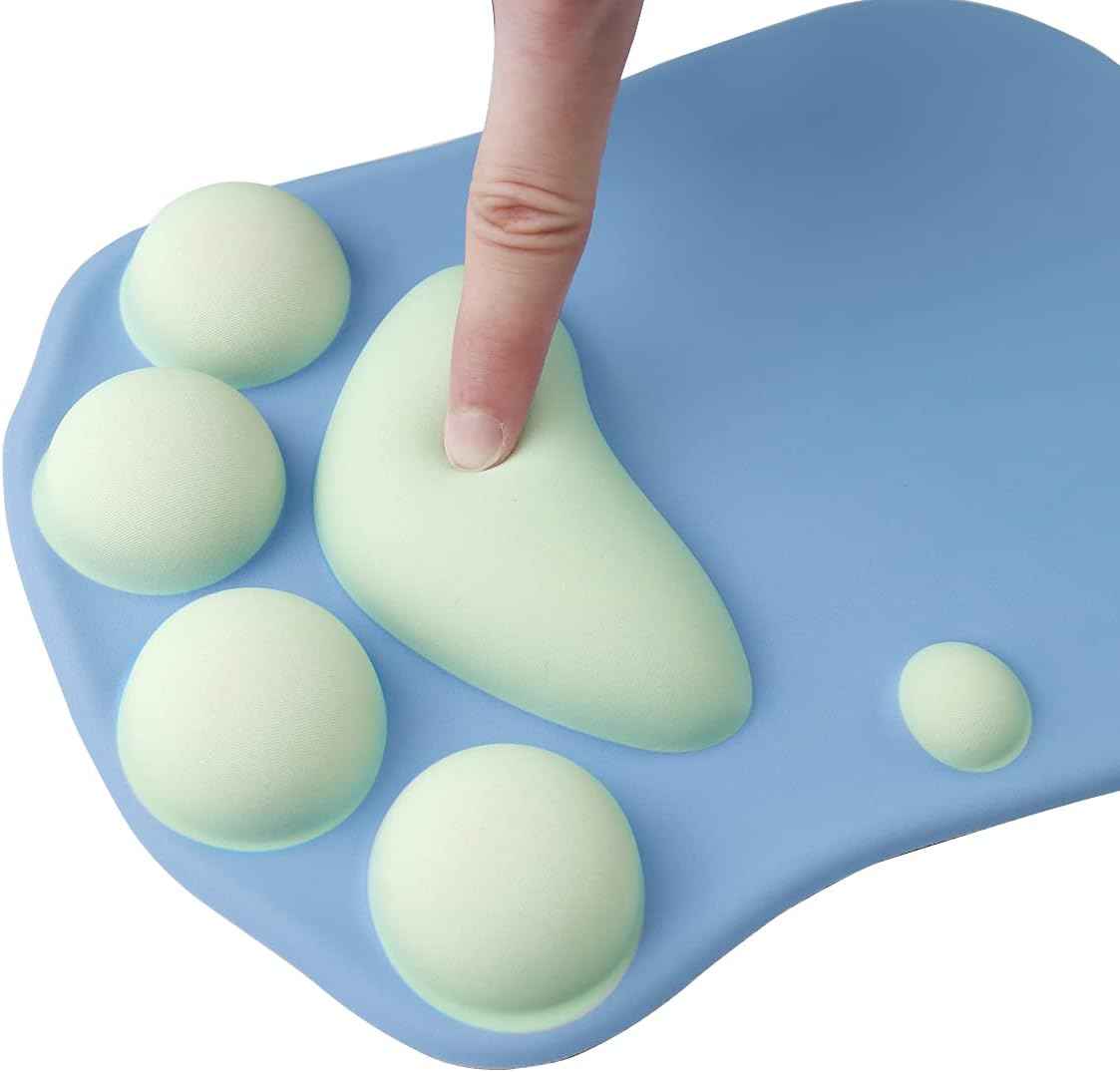 Cat Paw Mousepads Non-Slip Rubber Base Mousepad for Gaming PC Laptop - TTpen