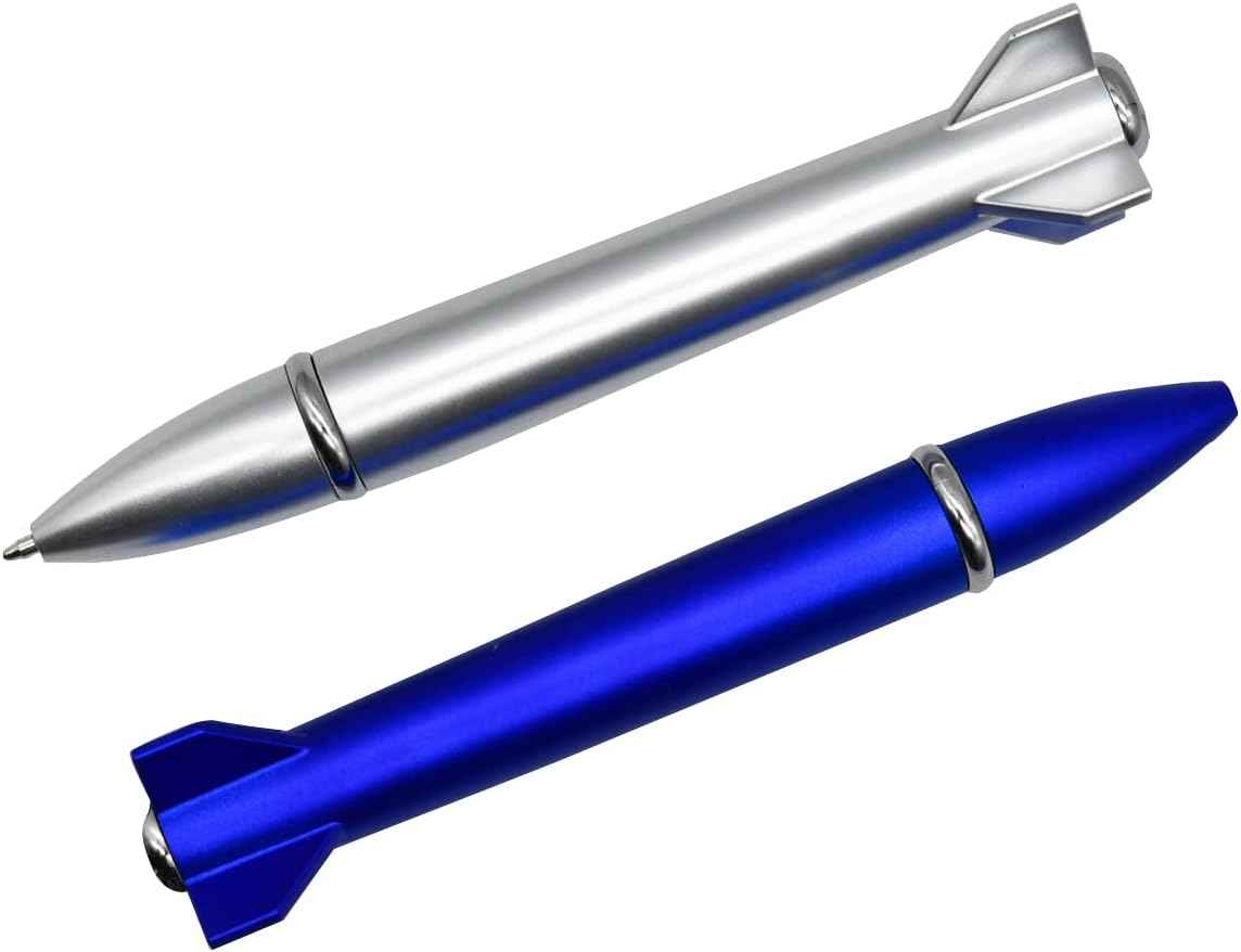 12PCS Mini Rocket Pens Unique Twist Ballpoint Pen For Kids School - TTpen