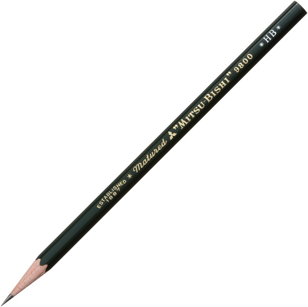 Mitsubishi 9800 Pencil - 2B - 12 Pack