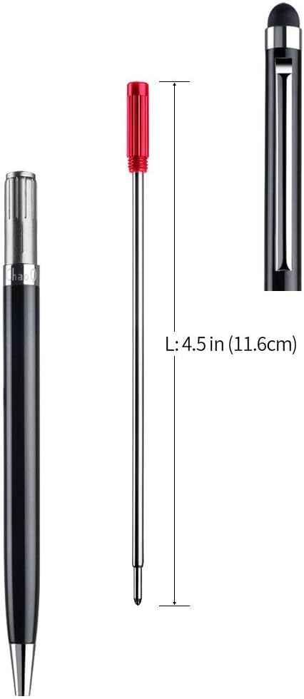 10pcs Black Ink Refills,Replaceable Pen Refills,1mm Medium Tip 116mm - TTpen