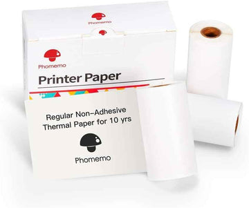 White Thermal Paper 53mm x 6.5m for Phomemo M02/M03 Mini Label Maker - TTpen