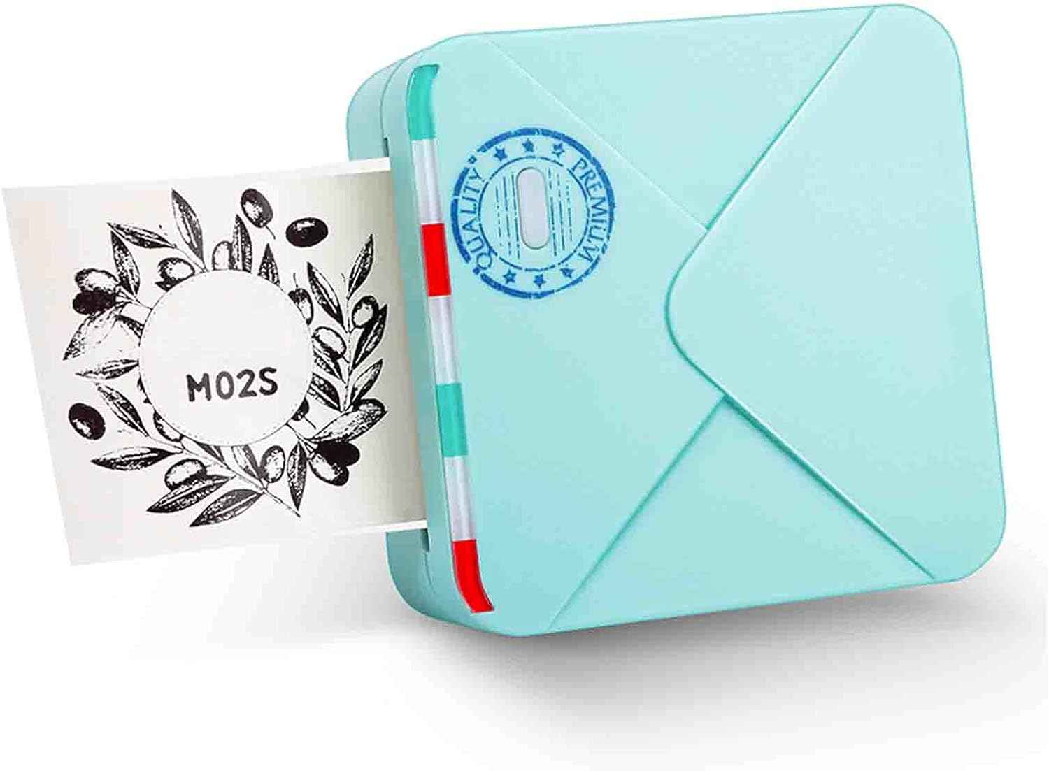 Phomemo M02S HD Bluetooth Thermal Photo Printer with 6 Roll Paper - TTpen