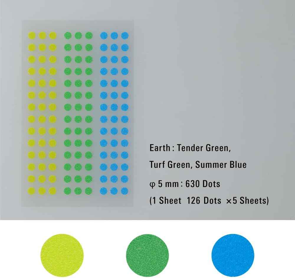 Stalogy Masking Tape Dot Patches 5MM 630 Pieces