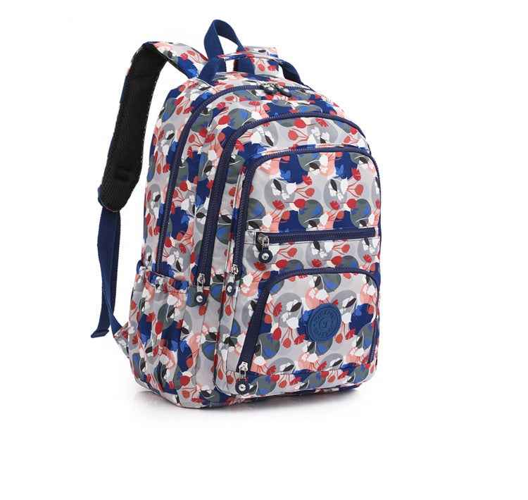 55L Lightweight Water-Resistant Backpack Outdoor Travel Bag