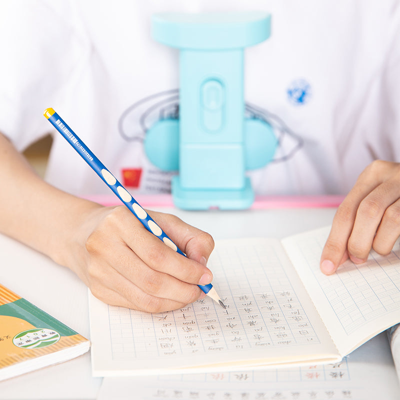 DELI Triangular Pole with Grip Correction HB Wood Pencils for Kids