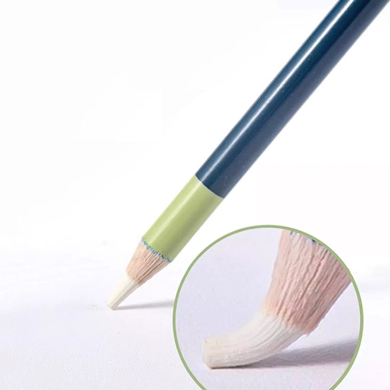 6-Piece Sketch Highlighter Eraser Pen Set for Fine Detailing