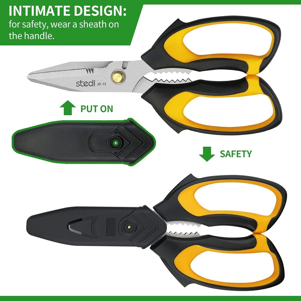Stedi 8-inch Scissor Heavy Duty Stainless Steel Blade - TTpen