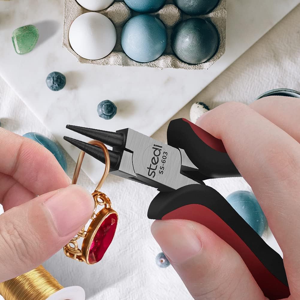 Stedi 5-inch Round Nose Pliers for Jewelry Making Handicrafts - TTpen