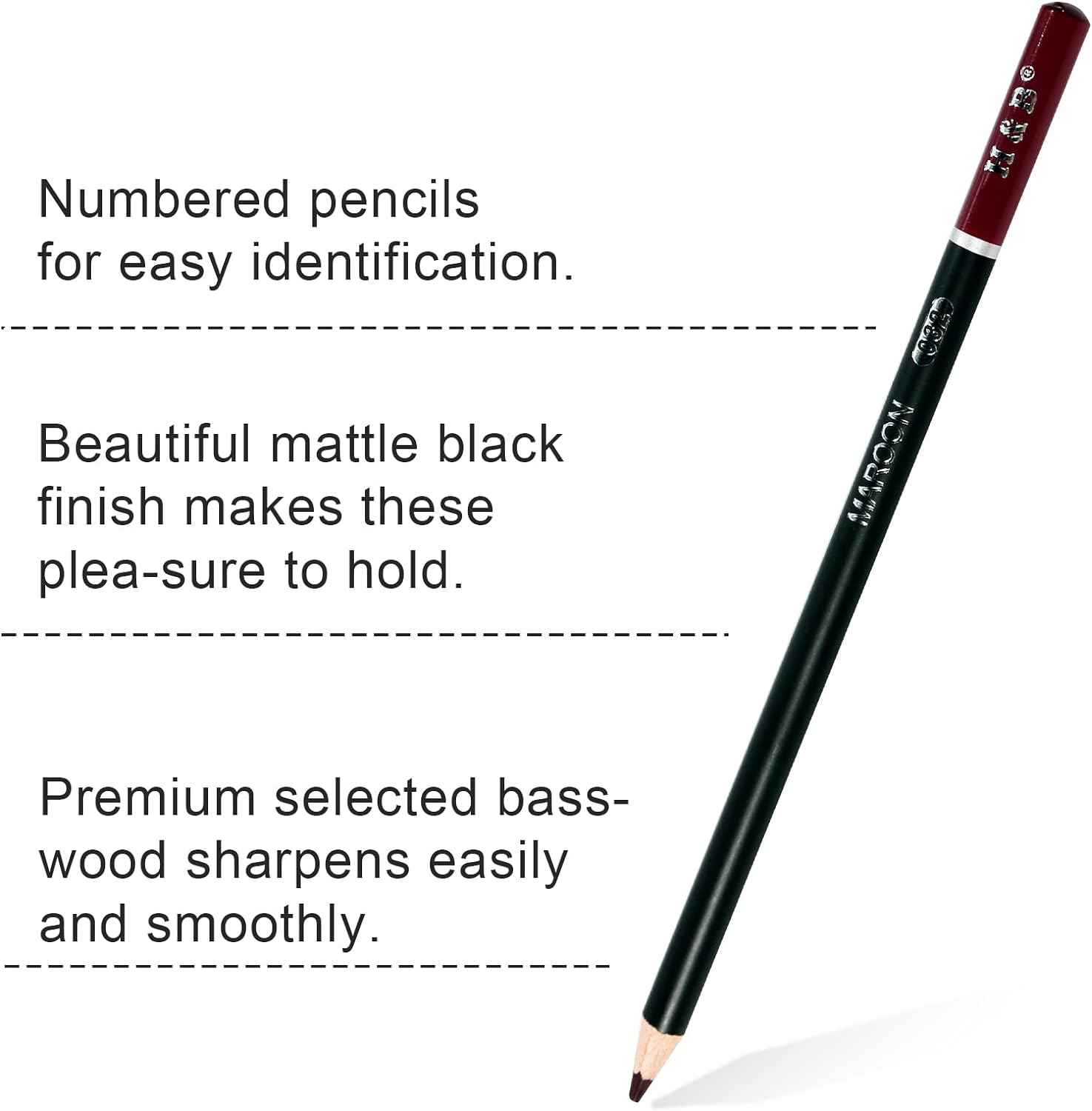 H&B 180 Colored Pencils Kit Oil Based with Zipper Storage Case - TTpen