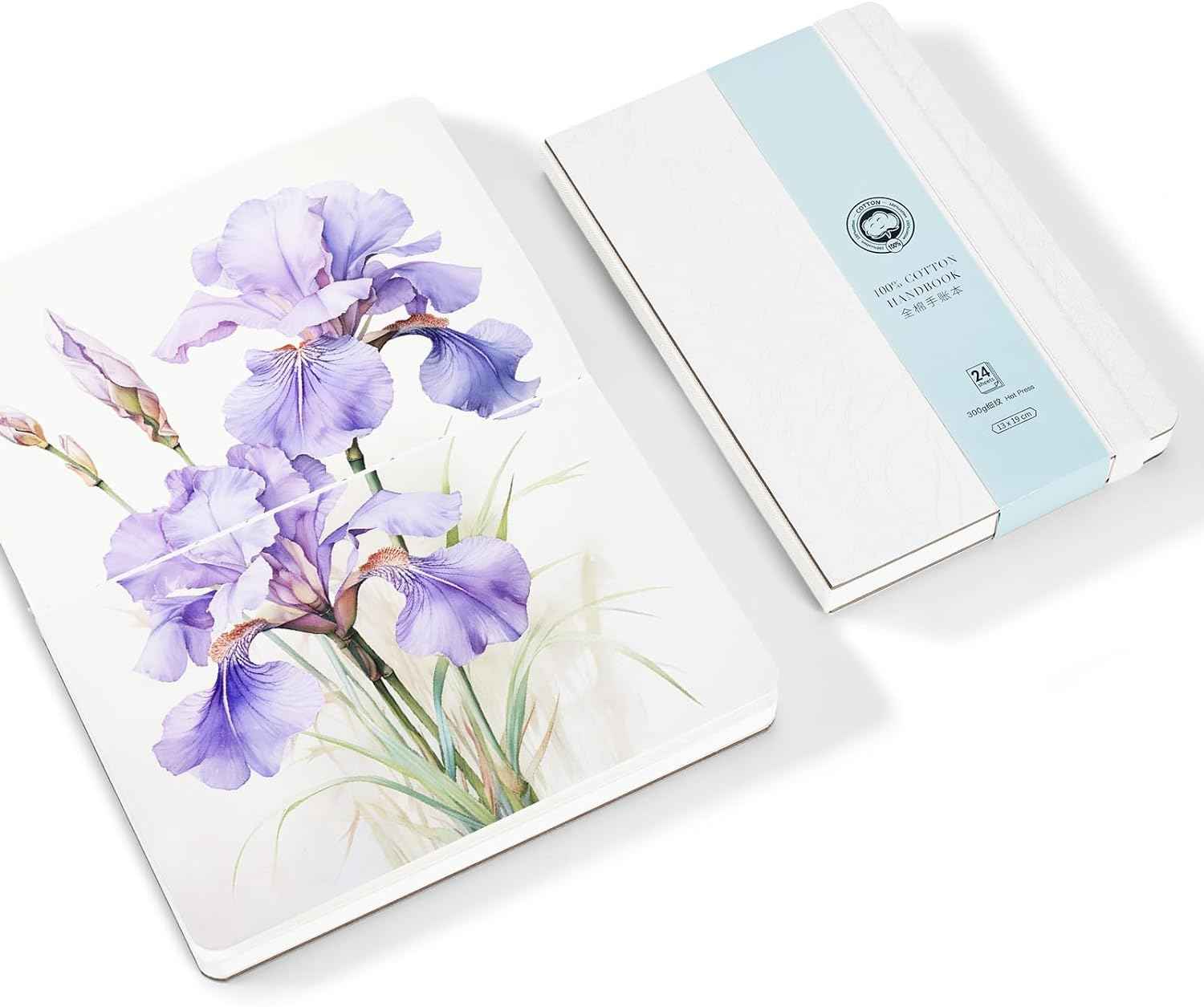 POTENTATE Cotton Hot/Cold Press Watercolor Paper Journal 13x19cm - TTpen