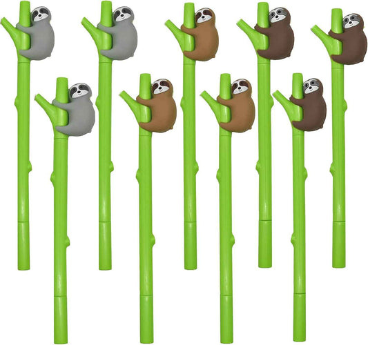 24PCS Sloth Kawaii Bradypod Climbing Tree 0.5mm Black Ink Gel Pens - TTpen