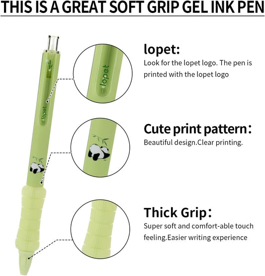 LOPET 8Pcs Mechanical Pencils 0.5mm HB Panda and Capybara