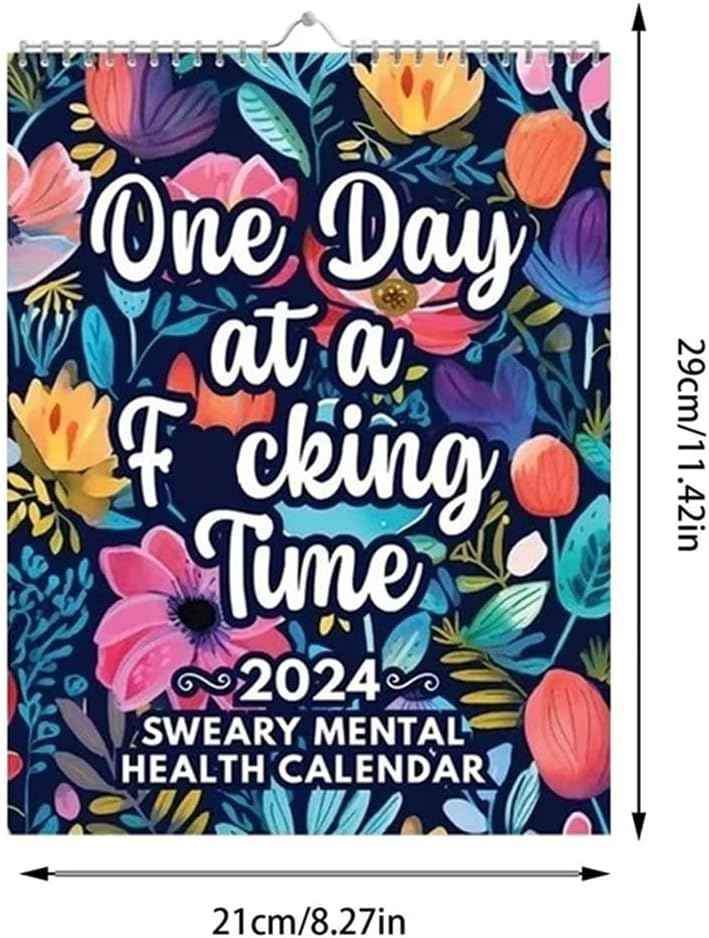 2024 'Fuck It' Calendar Monthly Planner with Funny Swear Words - TTpen
