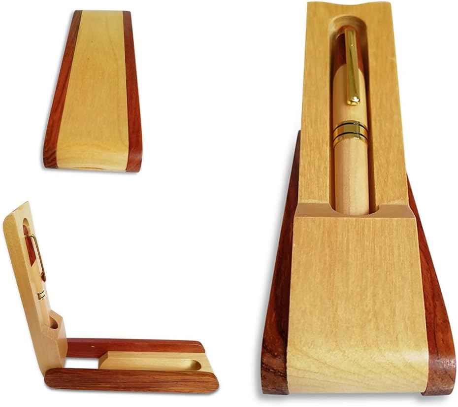 Luxury Wooden Ballpoint Pen Gift Set with Case Display - TTpen
