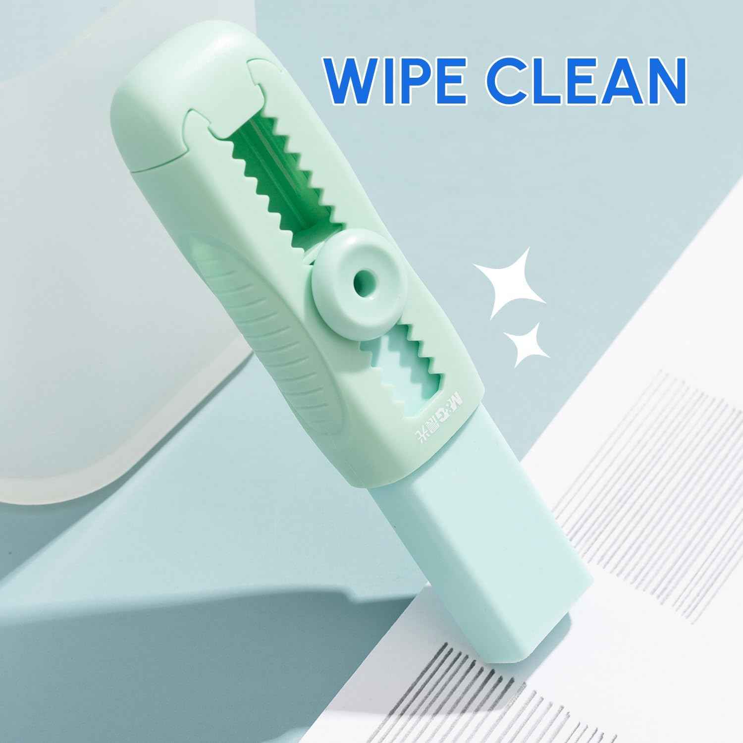 M&G 4+1 Pack Sliding Retractable Eraser with Sleeve and 4 Refill Erasers - TTpen