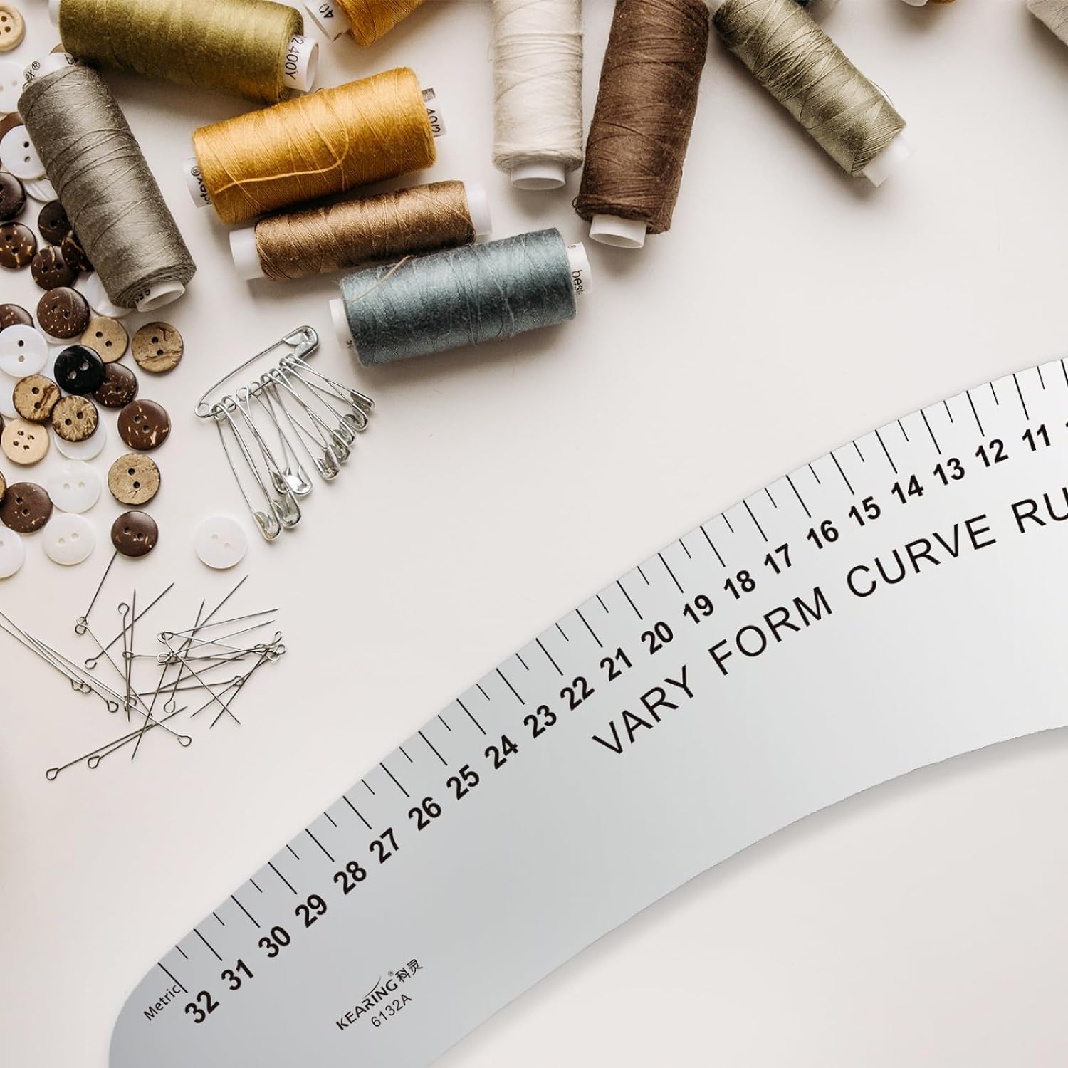 Vary Form Curve Ruler 12“ French Curve Ruler for Measuring Sewing