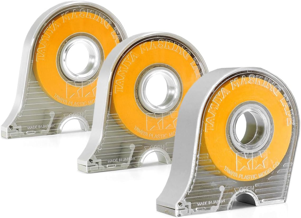 Tamiya Masking Tape with Dispensers 6mm & 10mm & 18mm