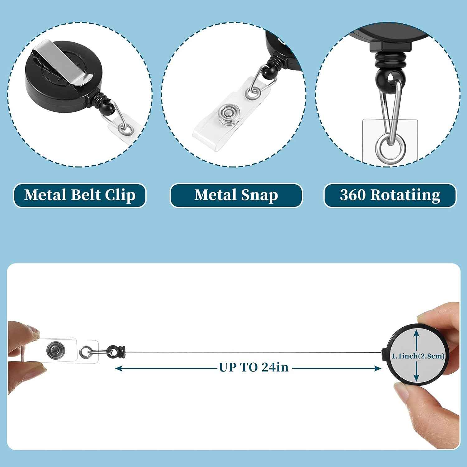 28Pcs Blank Sublimation Tag Holder for ID Card Keys Name Tag DIY - TTpen