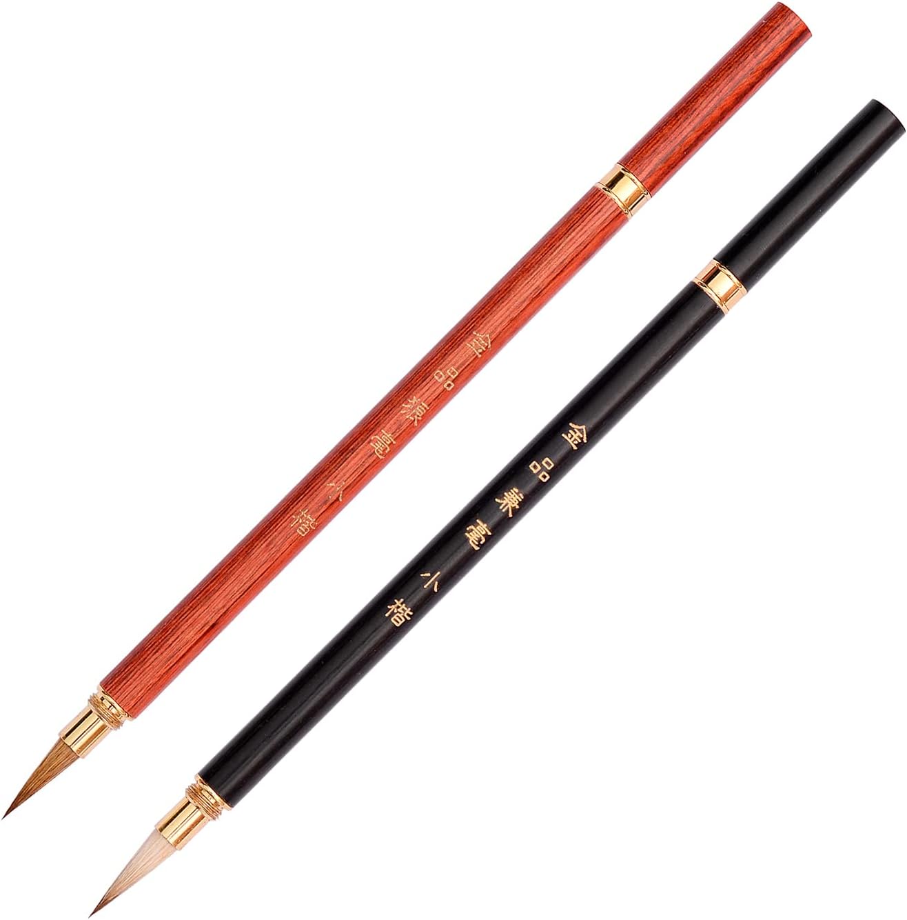 2pcs Traditional Chinese Calligraphy Writing Sumi Painting Brush Pens Langhao Jianhao
